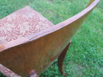 Židle lízátka / Halabala / 4ks / k renovaci - 15