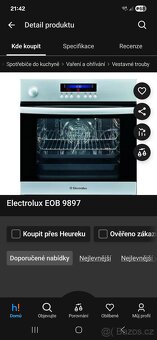 Vestavnà trouba electrolux parnì se sondou do masa - 15