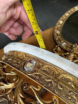 Zrcadlo a konzole s mramorem (132051) - 15