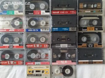 Nove foto 3.11. málo použitych 590 MC kazet od 9 Kč - 15