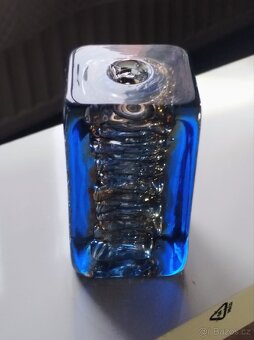 Váza Hutní sklo-František Vízner Škrdlovice vzor 6860/18 - 15