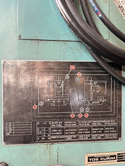 Vertikální Frézka FCV 63 SCA TOS UPGRADE na NC - 15