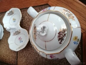 Starožitná velká porcelánová souprava - 15