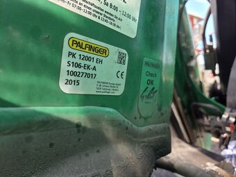 Lehká hydraulická ruka PALFINGER PK 12001-EH B r.2015, rádio - 15