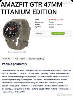 XIAOMI Amazfit GTR 47mm titanium edition - 15