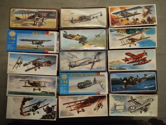 Modely letadel,KP, plastové stavebnice. - 15