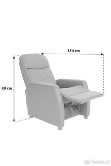 Prodám polohovací křeslo Parker - 15