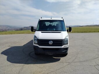 Volkswagen Crafter, 7 míst, dvojitá zadní kola, valník - 15