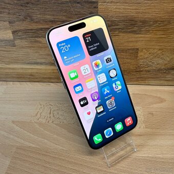 iPhone 15 Pro 256GB, nature (šedý), 12 měsíců záruka - 15