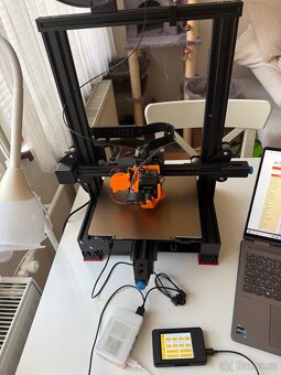 Silně upravená 3D tiskárna Ender 3 V2 + Klipper +RPi 4B +CYD - 15