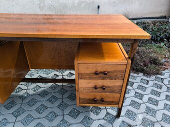 Retro designový psací stůl - Rumunsko - 60. léta - 15