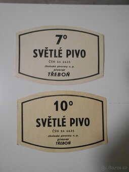 PIVNÍ ETIKETY  RARITNÍ  - 15