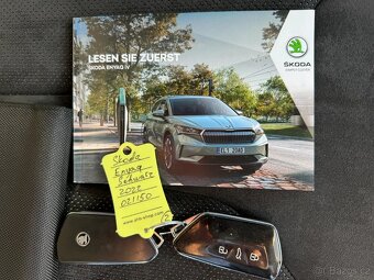 Škoda Enyaq sportline 80,tažné,tepelko,360°kamery,head-up - 15