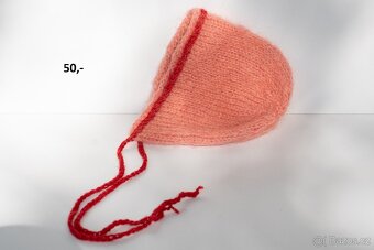 Čepičky na newborn focení - 15