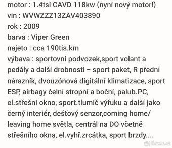 Vw Scirocco R 1.4.TSI 114Kw Krásný Stav - 15