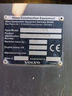 Pásové rypadlo VOLVO EC250ENL - 15