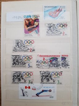 Album známek - olympijské hry 1920 - 2002 - 15