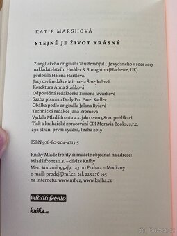 Nová kniha Stejně je život krásný - 15