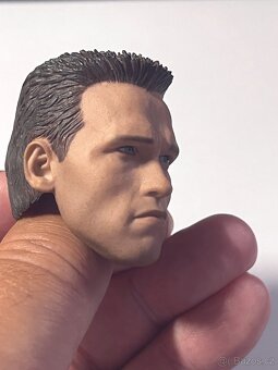Predator 3x hlava Dutche na figurku 1/6 - A.Schwarzenegger - 15