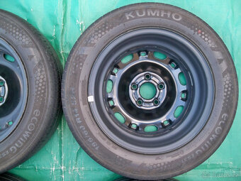 4x Disky Fabia I 5x100 R14+Letní Pneu 185/60R14:Cena za sadu - 15