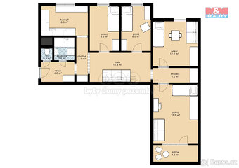 Prodej bytu 4+1, 78 m², České Budějovice, ul. V. Volfa - 15