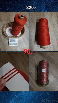 Příze na pletení/háčkování/vyšívání (bavlna, vlna, akryl) - 15