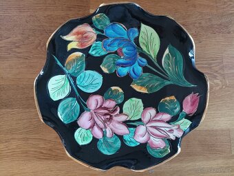 FAJÁNS VÁZA S MÍSOU HÉLÉNE UGO VALLAURIS PROVENCE FRANCE - 15