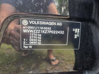 VW GolfV 1.4 59kw 2007 digi klimatizace tempomat - 15