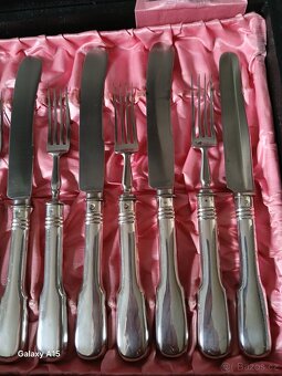 STAROZITNE STRIBRNE PRIBORY RAKOUSKO-UHERSKO - 15