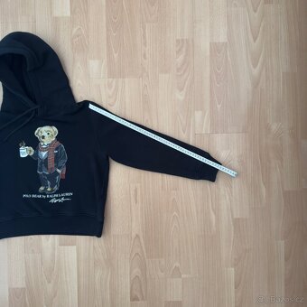 Ralph Lauren Polo černá mikina s motivem medvěd - 15