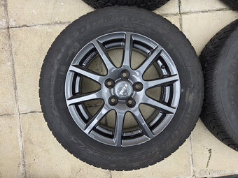 4x zimní pneu Pirelli 195/65 R15 91H + ALU disky RIAL MILANO - 15