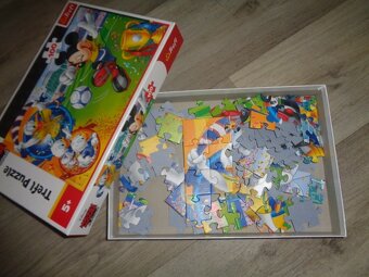 různé druhy značkových puzzle - Ravensburger, Disney, Pixar - 15
