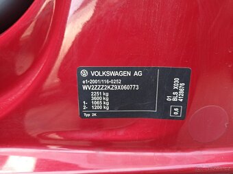 VW CADDY LIFE, 1,9 TDi, 77kW, rodinné auto - 15