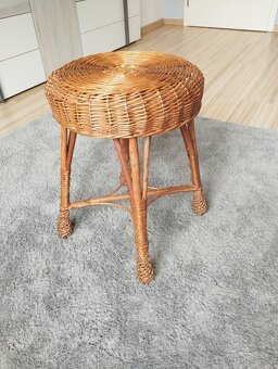 proutěný set skříň, židle, koš na prádlo - 15