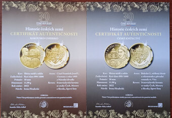 Exkluzivní sběratelská sada medailí Vznik ČR - 15