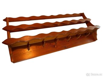 Starožitný chalupářský stůl, lavice, židle - 15