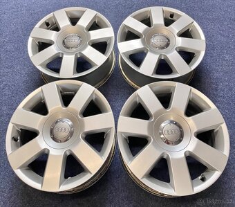 5x100 R16 originál alu Audi - TOP STAV - 15