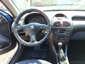 Peugeot 206 1.2i 44KW Tažné, Nové v ČR, 5Dveří - 15
