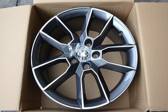 Škoda Octavia III (i RS) –NOVÉ 18 Alu disky 7Jx18 ET51, - 15