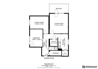 Mcely, prodej bytu 3+1 v OV, 75 m2 + 2 balkóny 10 m2, okr. N - 15