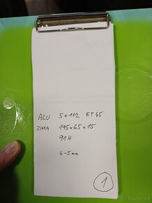 5X112 ALU KOLA 195/65/15 -  Č.1 - 15