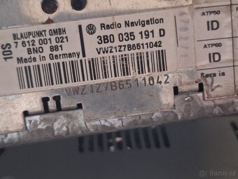 VW MFD bno881 autoradio navigace - 15