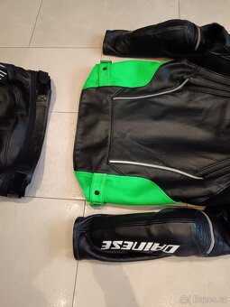 Dainese Racing-Pánská kožená moto kombinéza, dvoudílná - 15