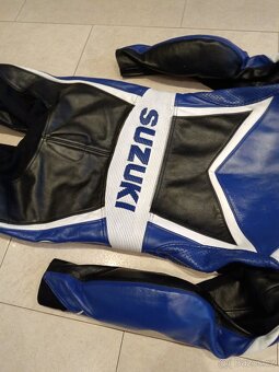Suzuki-Pánská Dámská kožená moto kombinéza, jednodílná - 15