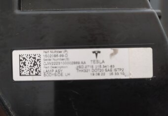 Tesla model 3/Y zadní svetlo, svetla Tesla led original - 15