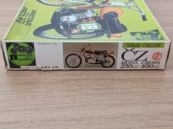 Model ČZ 250 "žluťák" moto cross Protar 1:9 (nesložený) - 15