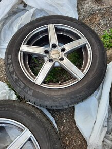 Hliníkové ráfky a letní pneumatiky značky NEXEN 215/60R17 - 15