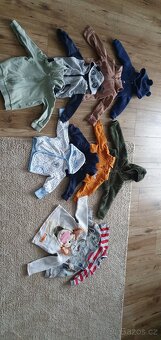 Dětské teplé oblečení- velikost 62-80 - 15