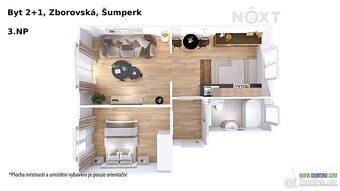 Pronájem byt 2+1, 49㎡ - 15