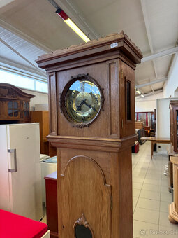 Anglické dubové podlahové bicí hodiny - 15